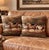 Textile Vintage Rustic Equestrian Tapestry Horse Pillows, a Pair For Sale - Image 7 of 7
