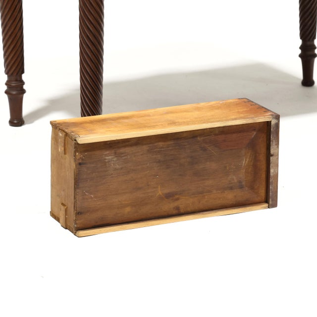 Brown American Classical Cherry Inlaid Server / Work Table, Circa 1820 For Sale - Image 8 of 8