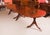 Brown Antique Regency Revival 3-Pillar Dining Table and Shield Back Chairs, 1900s, Set of 13 For Sale - Image 8 of 15