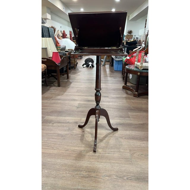 Modern Vintage Wooden Lectern / Music Stand For Sale - Image 3 of 7