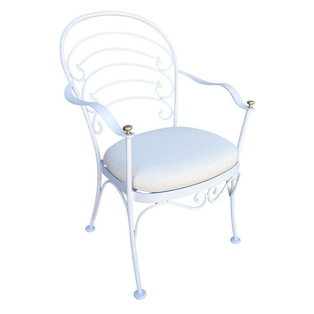 Mid-Century Modern 1950s Restored "Ribcage" Patio/Outdoor Lounge Chair, Set of Two For Sale - Image 3 of 13