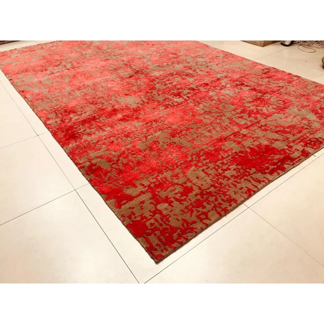 Vintage Tibetan Carpet, 1980s For Sale - Image 11 of 18