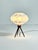Lars Schiøler – Table Lamp, Denmark, 1960s The Facett shade designed by Lars Schiøler crowns this stunning teak-based...