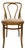 Vintage Thonet Bentwood Café Chair With Upholstered Seat and Original Labels For Sale