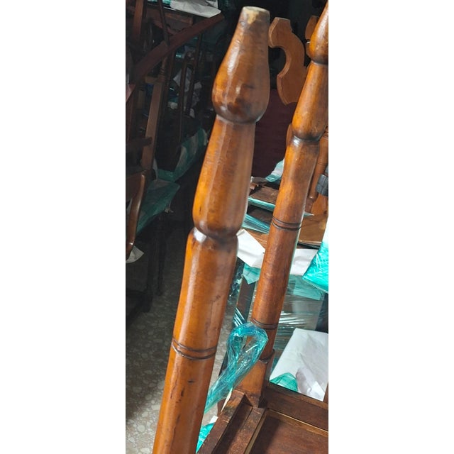 Early American Style Pine Single Drawer Side Table, Circa 1880s For Sale - Image 9 of 13