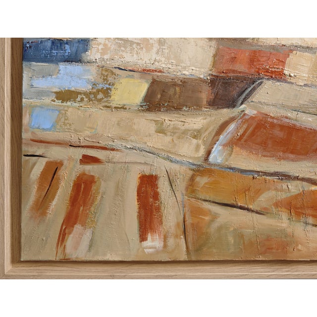 Terres D'eclaircie, Abstract Landscape, Contemporary, Framed by Sophie Dumont For Sale - Image 6 of 9
