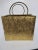 Brass Vintage Brass Embossed Leaves Shopping Bag Magazine Stand For Sale - Image 8 of 10