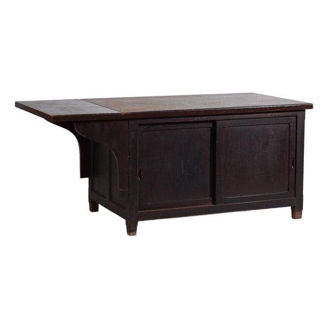 Japanese Worktable in Wood For Sale