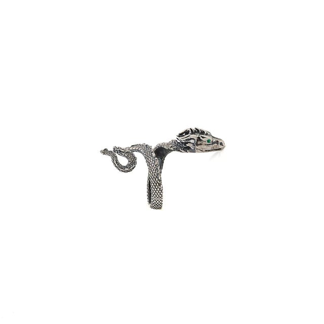 Sterling Silver Rebirth Snake Ring, a remarkable piece that seamlessly blends elegance, symbolism, and craftsmanship....
