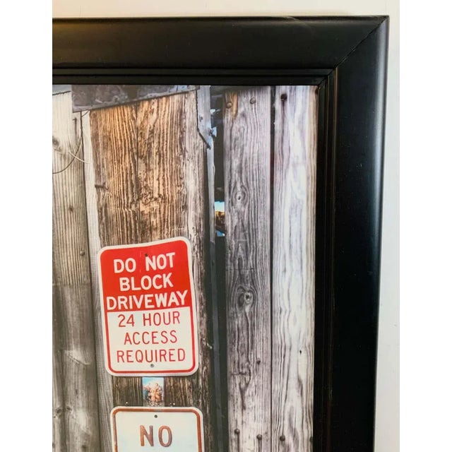Jimmy's Junkyard Entrance Framed Print For Sale In New York - Image 6 of 11
