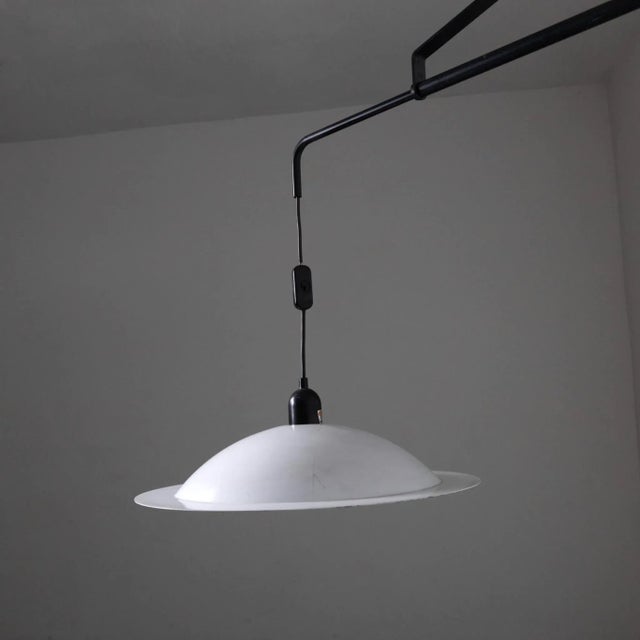 Mid-Century Wall Lamp Potence Counterweight by Stilnovo. Italy, 1970s For Sale - Image 6 of 13