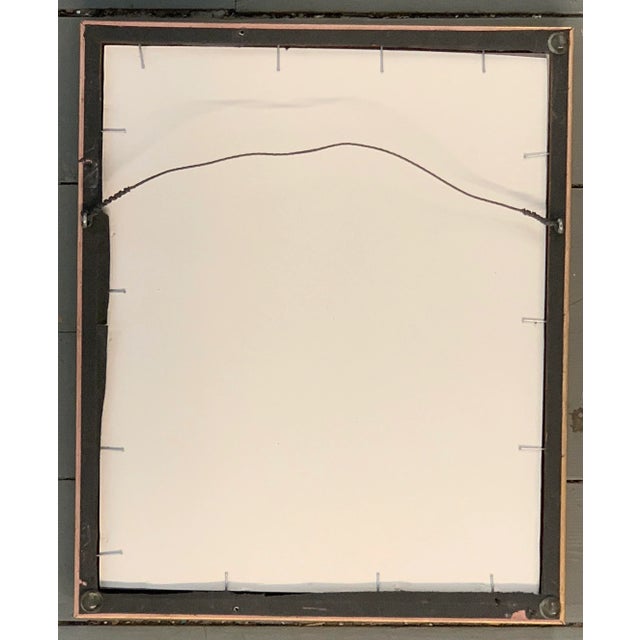 Impressionist Original Vintage 1950’s Impressionist Watercolor Painting, Girls Face For Sale - Image 3 of 4