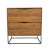 Salvaged Teak Modern Bedside Table / Nightstand For Sale - Image 10 of 10
