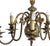 Lighting - Ceiling light fixture. 20th-century Portuguese; in gilded brass. Height: 90 cm Up to 250V (Europe/UK...