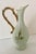 Lefton Mid 20th Century Lefton Porcelain Green Heritage Rose Hand-Painted Porcelain Ewer/Miniature Pitcher/Bud Vase Excellent Condition For Sale - Image 4 of 8