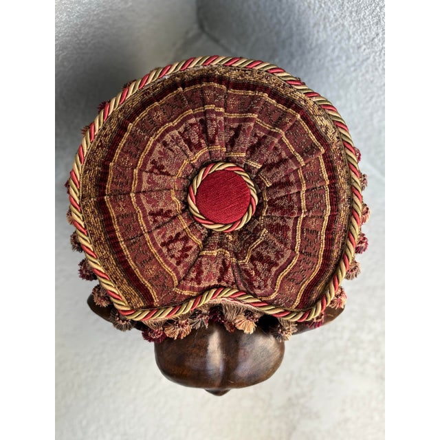 Wooden Hand Carved Elephant Footstool For Sale - Image 12 of 12