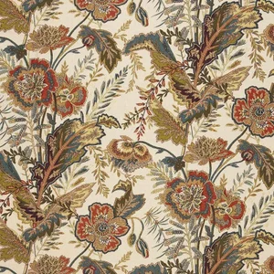 Schumacher Sandoway Vine Fabric in Spice