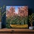 This original acrylic painting titled "On A Perfect Fall Day" captures the vibrant colors of autumn with a professional...