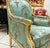 Textile French Style Bergere Sky Blue Chair For Sale - Image 7 of 8