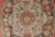 Antique Turkish Oushak Rug With Floral Medallion in Red, Charcoal and Cream For Sale In Atlanta - Image 6 of 10