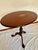 Chippendale 1931 Charak Furniture Co. Tilt Top Mahogany Table — Handmade, Numbered, Excellent Condition For Sale - Image 3 of 7