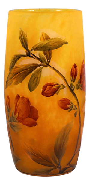 Art Nouveau Cameo Vase from Daum Nancy, 1890s