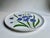 Contemporary Late 20th Century Italian Glazed White Pottery Platter With Blue Cornflowers For Sale - Image 3 of 18