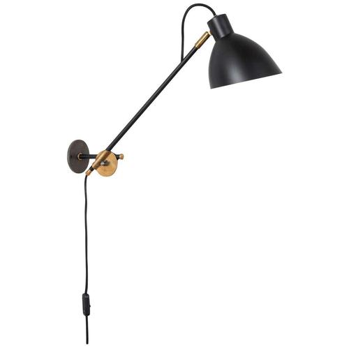 KH#1 Black Long Arm Wall Lamp by Sabina Grubbeson for Konsthantverk For Sale - Image 4 of 7