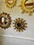 Mid 20th Century 12" French Giltwood Sunburst Mirror With Mirror Inlays For Sale - Image 16 of 17
