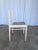 Mid-Century Modern Vintage Dining Chair in White Beech Wood and Brown Leather Look Seat, 1970s For Sale - Image 3 of 18