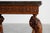 Napoleon III Style Carved Walnut Side Table with Ardune Top, France, 1900s For Sale - Image 9 of 18