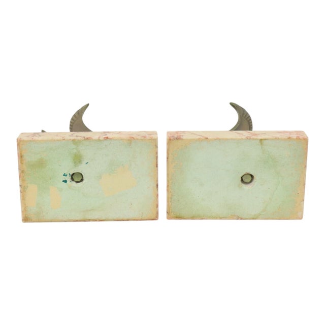 Metal Art Deco Swallows Bookends, 1930s, Set of 2 For Sale - Image 7 of 14