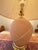 Large Pair of Vintage 1980s Art Deco Revival Grotto Shell Table Lamps - Peachy Pink For Sale - Image 9 of 12