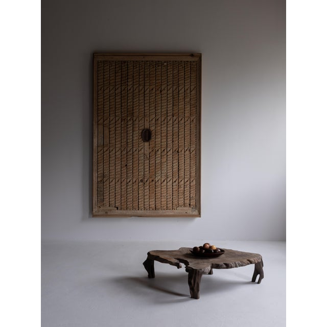 Early 20th Century Japanese Antique Huge Door " Wall Decoration " 1860s-1900s / Wabi Sabi" For Sale - Image 5 of 11