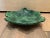 Green Mid 20th Century Italian Majolica Leaf Bowl For Sale - Image 8 of 10