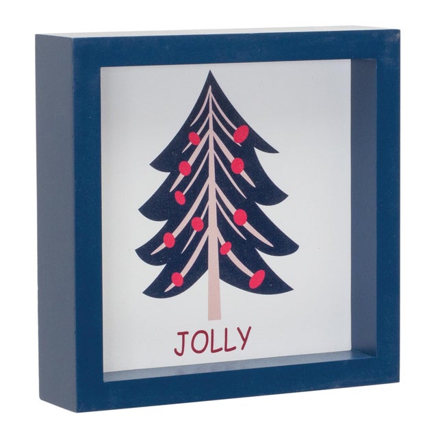 Spread holiday cheer with the Noel, Jolly & Joy Tree Sign Set! These festive sentiment signs feature beautiful pine tree...