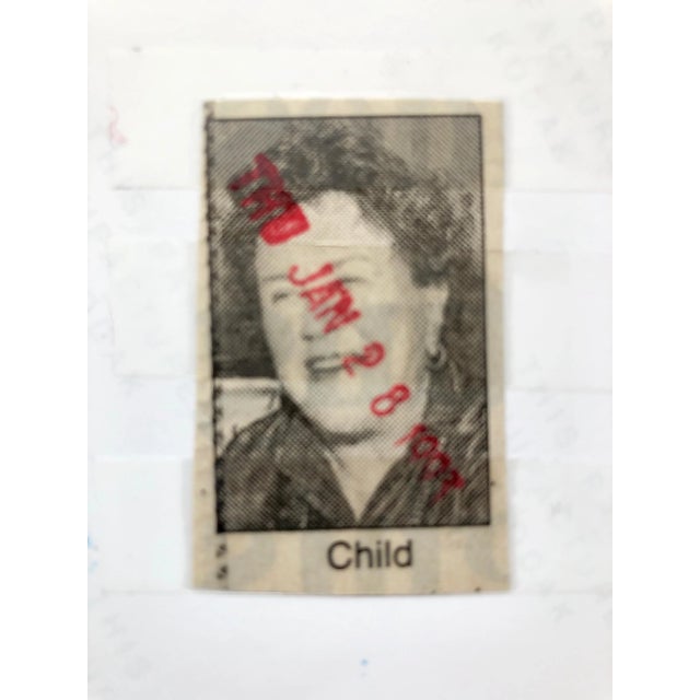 American Unknown, Vintage Silver Gelatin Photograph Print Chef Julia Child Photo from Archive For Sale - Image 3 of 6