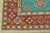 Kazak Runner 2’7” X 9’6” Blue Wool Tribal Hand-Knotted Oriental Rug For Sale - Image 9 of 12