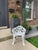 Victorian 2 Vintage Victorian-Style Cast Iron Grapevine Leaf Garden Patio Chairs For Sale - Image 3 of 11