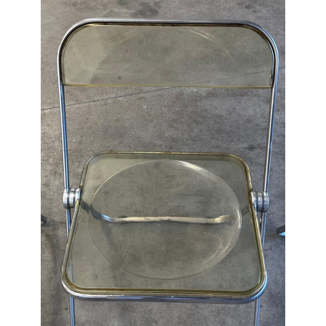 Plia Folding Chairs attributed to Giancarlo Piretti for Castelli, Italy, 1970s, Set of 3 For Sale - Image 14 of 18