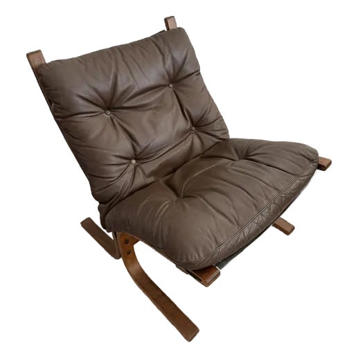 Mid-Century Modern Large Norwegian Siesta Armchair For Sale
