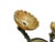 Art Deco Brass and Alabaster Pendant Chandelier, 1930s For Sale - Image 6 of 12