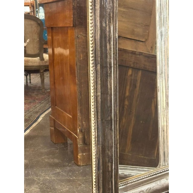 19th C. French Silver Louis Philippe Mirror For Sale In Dallas - Image 6 of 8