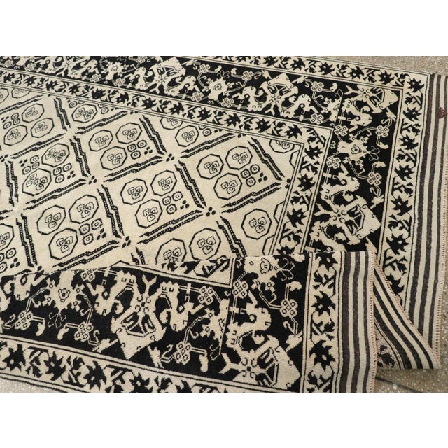 Textile Galerie Shabab Collection Mid-20th Century Turkish Anatolian Accent Rug For Sale - Image 7 of 8