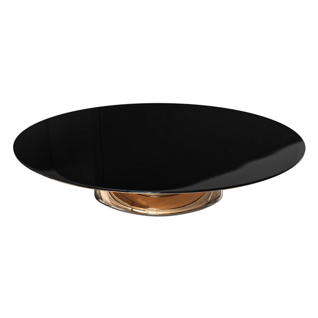 Bronze "Modena" Coffee Table With Bronze and Stainless Steel For Sale - Image 8 of 8