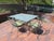 Mid-Century Wrought-Iron Patio Set For Sale In Los Angeles - Image 6 of 11