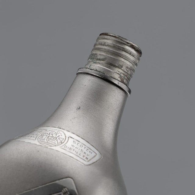 Small 20th Century Novelty Silver Whisky Bottle from Johnnie Walker For Sale - Image 11 of 18