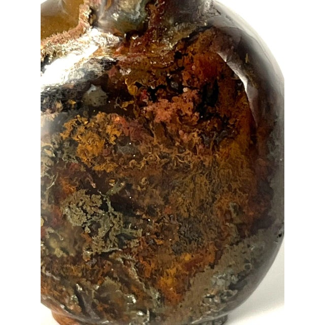 Stone Vintage Multi Color Brecciated Jasper Snuff Bottle For Sale - Image 7 of 11