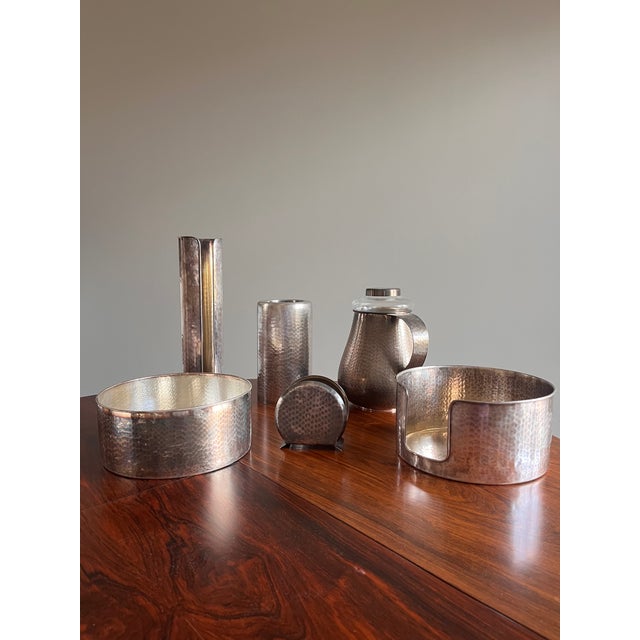 Silver Vintage Table Accessories Set by Renzo Cassetti, 1960s For Sale - Image 8 of 14