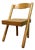 Mid-Century Brutalist Dining Chairs by Pamio & Toso for Stilwood, Italy, 1972, Set of 4 For Sale